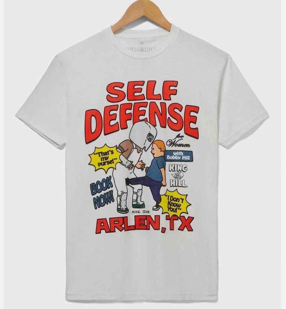 King of the Hill Bobby Hill Self Defense Cotton Unisex T-Shirt S-5XL Unisex T-Shirt XL