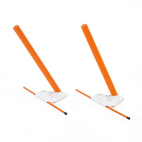 Golf Swing Flat Triangle Disc Golf Alignment Stick Holder EVA Material Bottom