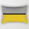30*50cm Yellow Red Geometric Nordic Pattern Printing Simple Decoration Living Room Home Polyester Rectangular Pillowcase