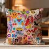 Hot KKAROL Ged Cushion Cover Soft Washable Pillow Case Multi-Scene for Couch Bed Travel Office Use