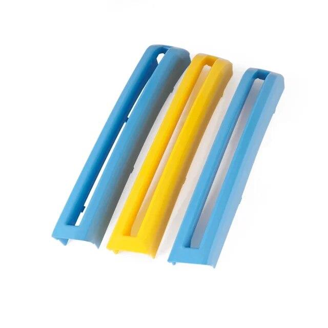 For Volvo XC90 2015- Front Grille Three-color Net Decoration Stripe Network Modified Stickers Center Grille Cover Trim