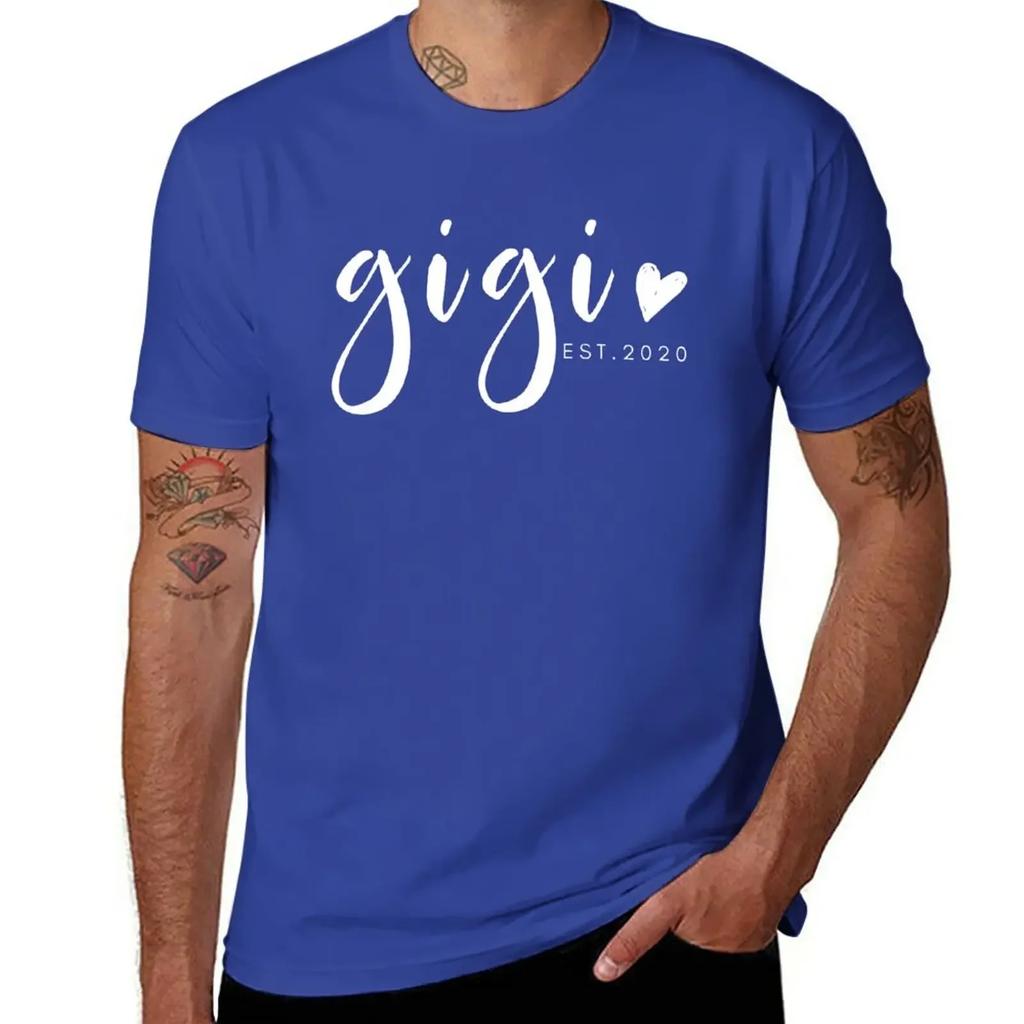 Gigi Est 2020 -World's Best Gigi T-Shirt oversizeds tops blacks mens tall t shirts