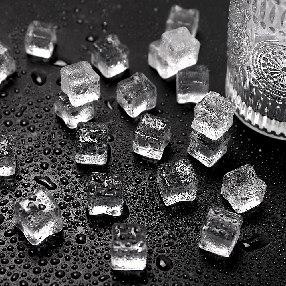 30Pcs Crystal Diamond Artificial Ice Blocks for Photography Props Vase Filling Home Decoration DIY Party Supplies Wedding Decor