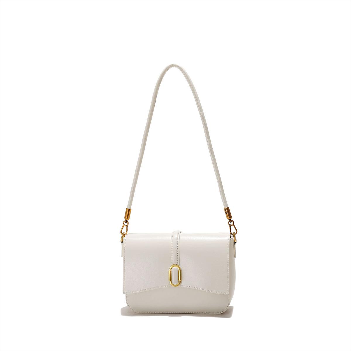 High-quality niche design bag 2025 new women s bag popular versatile crossbody bag single shoulder underarm small square bag бежевый