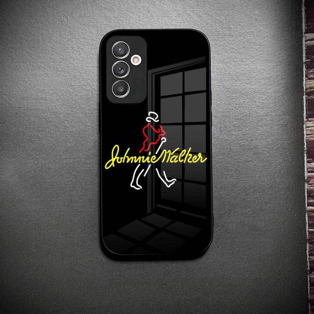 

JohnnieS WalkerS Logo Phone Case Glass For Samsung Galaxy S23 S25 S24 S21 S22 S20 Ultra Fe Plus A34 A15 A14 Cover Samsung S21