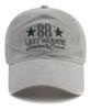 Bichiseuaenkeulim Last Orange Cotton Ball Cap-Gray