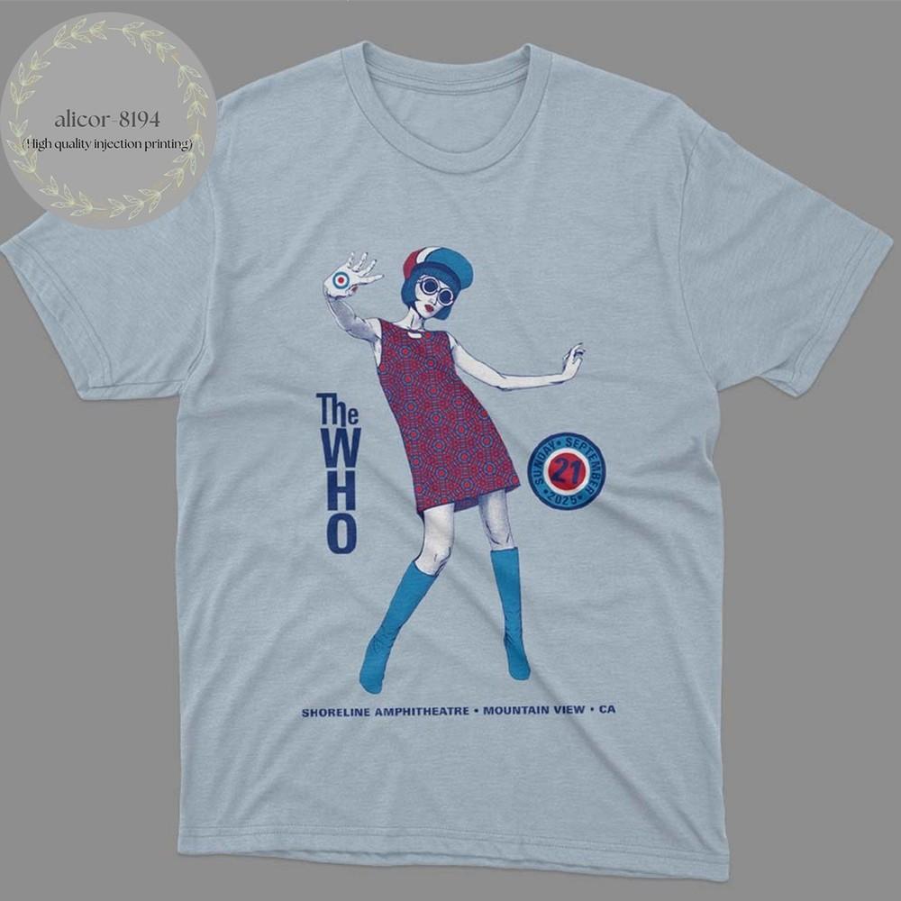 The Who Mountain View California 2025 Event T shirt Unisex T-Shirt XXXL