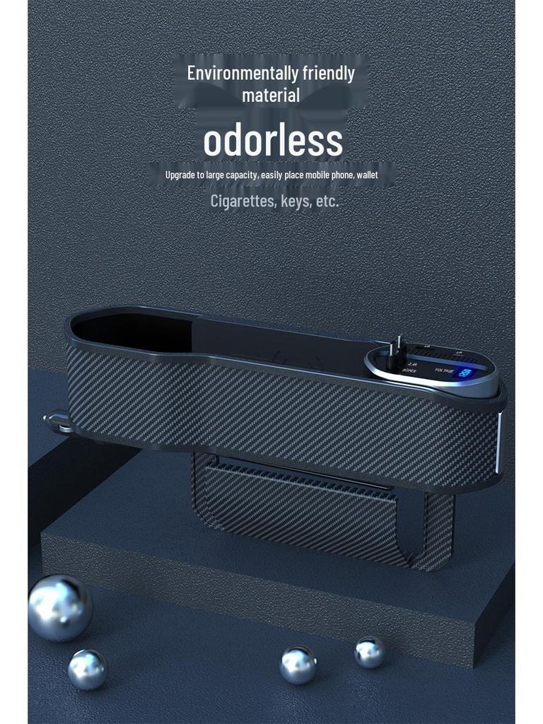 12th Gen Multifunctional Storage Box with Digital Display & Wireless Fast Charging