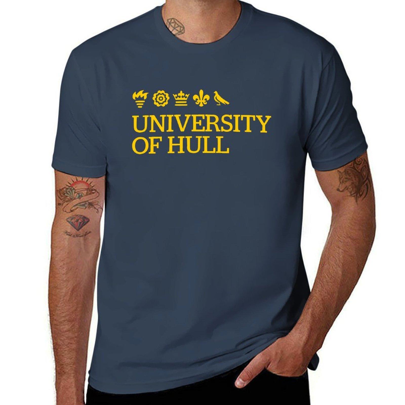 University Of Hull Tshirt Basic Plain Tee For Spring And Summer S