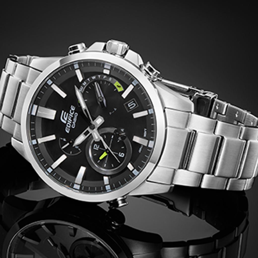 CASIO Men EDIFICE Black Watch EQB-700D-1A EQB-700D-1A