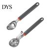 Hard Ice Cream Cutter Scoop with Trigger Stainless Steel Scooper Non-Stick Easy To Clean Handle Versatile Kitchen Tool for Home Dessert Shops