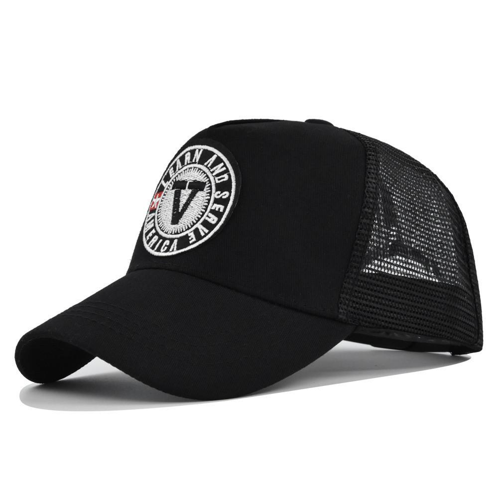 Tongue Duck Cap Vletter Embroidered Baseball Cap Curved Brim Sun Cotton Hat