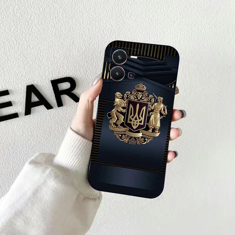 Telefon Fall für VIVO V21E V21 V23 V23E V2109 V20 V25e V25 V17 NEO X60 X80Pro X90 X80 Lite Ukraine Blume Funda fall Capa Zelle