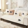 New Plush Sofa Cushion Autumn And Winter Non-Slip Seat Cushion Thickened Winter Leather Sofa Cover Backrest Cover Cloth Towel