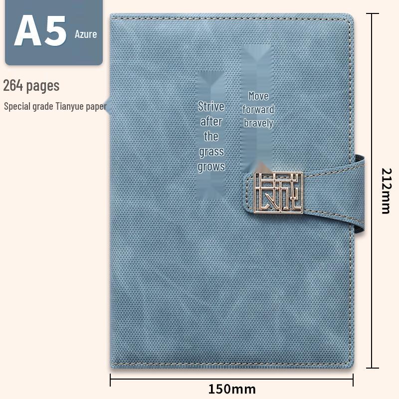 Guochao A5 Custom Diary - Retro B5 Thick Office Notebook with Logo