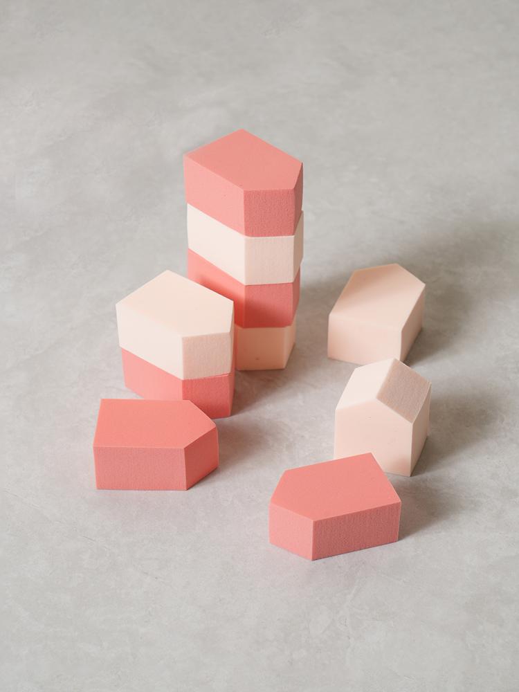 10-Piece Teardrop Makeup Puff Set 1ea