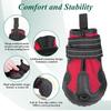 Dog Foot Brace Breathable Integrated Abrasion Proof Non Slip Sole Bottom Dog Boot Foot Protector for Outdoor