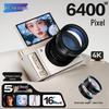 Aigo E9 4K Digital Camera with Flip Screen for Selfies and Vlogging (CN version)