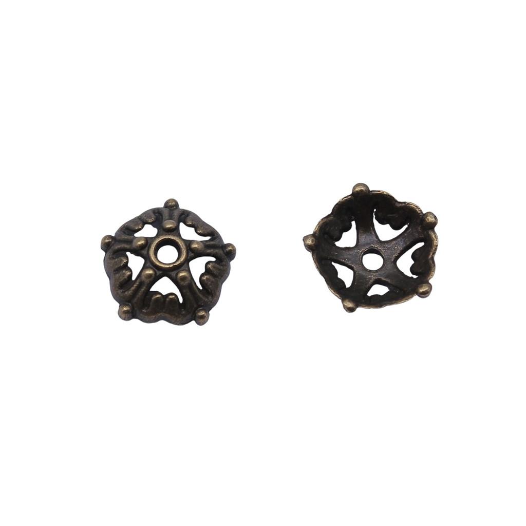 Flower Bead Cap Spacer Findings Ornate Covers For DIY Jewelry Making Materials