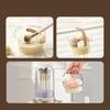 Dustproof Makeup Brush Cleaner Bowl Large Capacity Cosmetic Brush Hang Drying Holder  Pen Holder