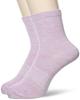 Gunze WASHIITO Washi 3D Toe Separate Crew Set of Pale Sizes Cm Socks, Yarn, Design, Knit, Length, 2, Lavender, 23.0-25.0