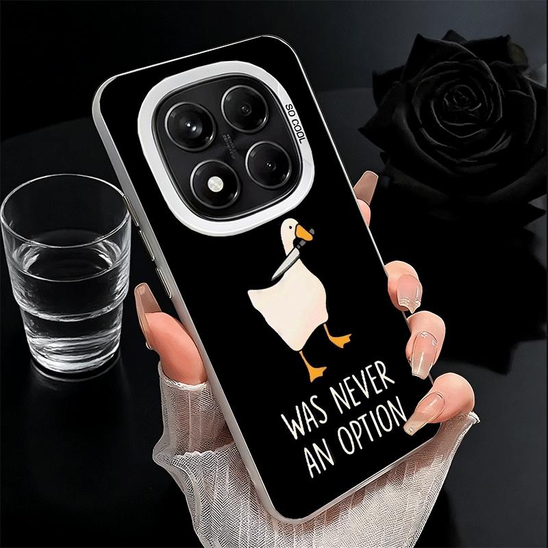 Funny Cartoon Goose Game Shockproof Phone Case for Xiaomi Redmi Note 15 14 13 12 Pro Plus 11 11S 11T 5G Cover Anti Fall Fundas
