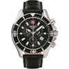 By Grovana Ceas de bărbați Nautilus Cronograf cu cadran negru cu quartz 7040.9537 100M