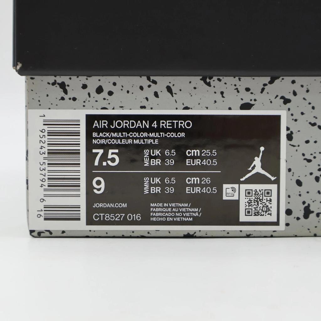 CT8527-016 Nike Jordan 4 Red Thunder Crimson Black