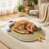 Neck Support Dog Sleeping Mat Ice Silky Cooling Puppy Kennel Cat Cool Pad Bed  Small Pet