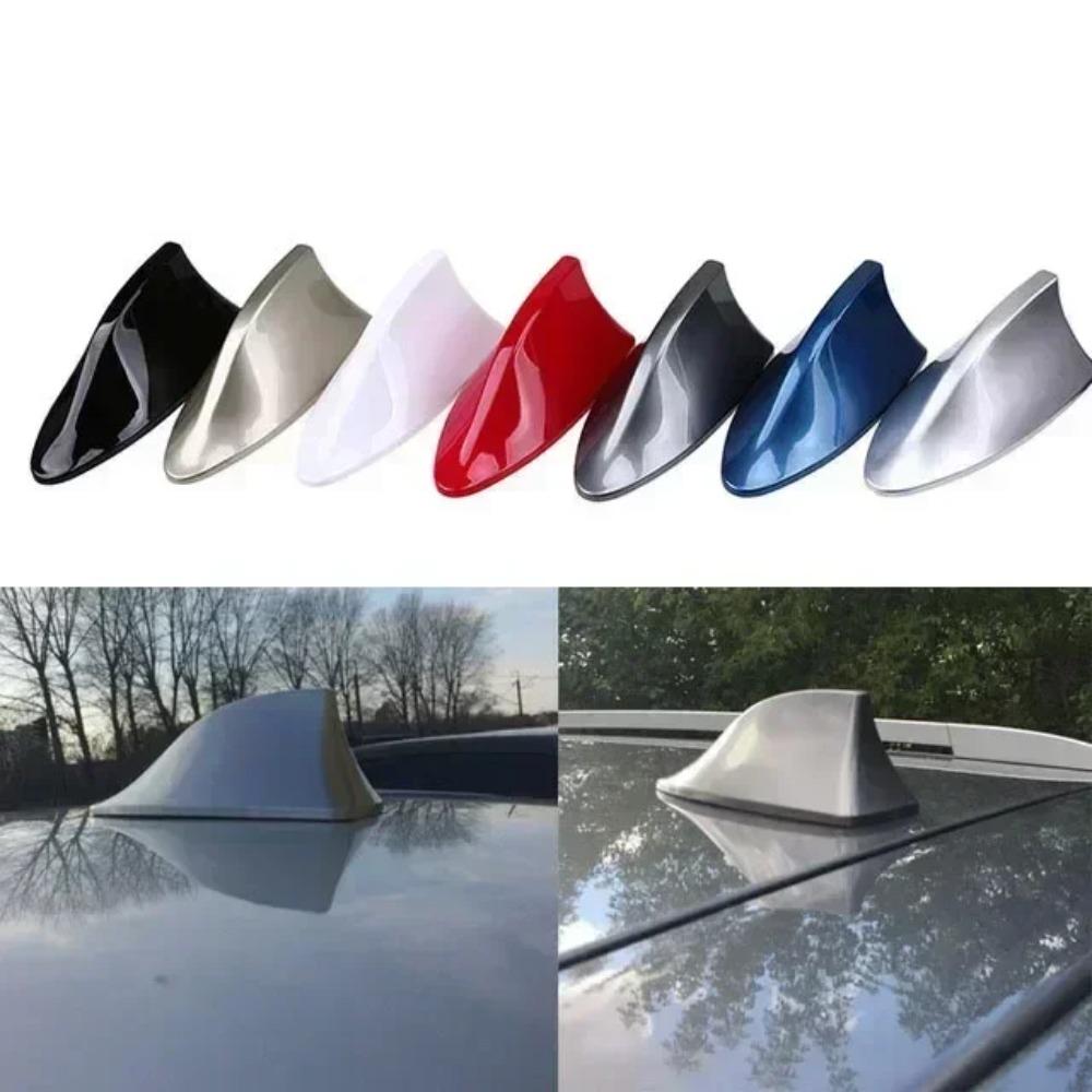 Universal Car Shark Fin Antenna Cover Base Replacement Radio Signal Aerials Roof Exterior Accessories Decoration Car Styling