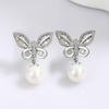 YLKBTY Butterfly Shape Women Drop Earrings