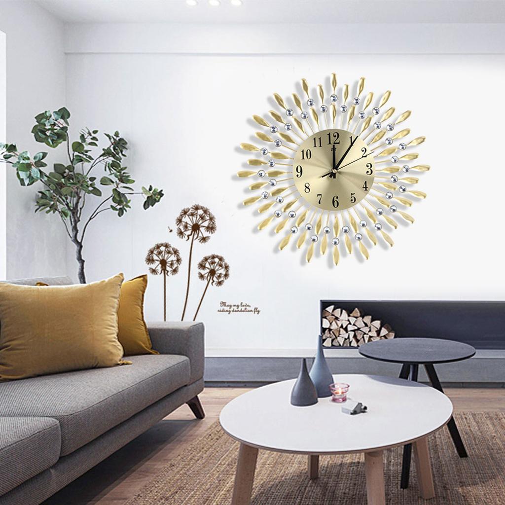 Household Innovative Modern Wall Clock Living Room Hanging Quartz Clock Decoration