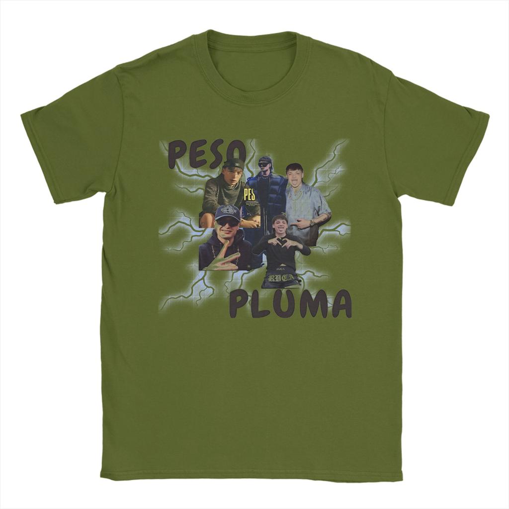 Hipster Singer Peso Pluma Dinastía Tour 2026 TShirt for Unisex Round Collar Pure Cotton T Shirts Short Sleeve Tees Gift Clothes
