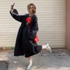 Fustă de păpușă caldă versatilă de iarnă, haină de bumbac, chic coreean retro, rombic, nișă, rochie de bumbac matlasată pentru femei