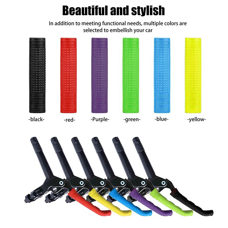 1 Paar Fahrrad Bremsgriffschutzhülle Mountain Road Bike Bremshebel Schutz Anti-Rutsch Gelhülle Fahrradzubehör