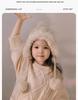 Girls' Warm Plush Ear Protection Hat for Autumn/Winter - Cute & Versatile