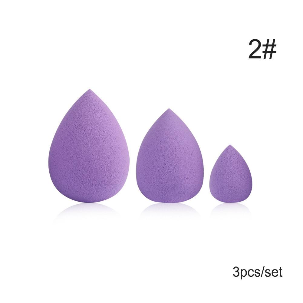 3Pcs/Pack Makeup Sponge Powder Foundation Cosmetic Puff Smooth Flawless Blending Tool