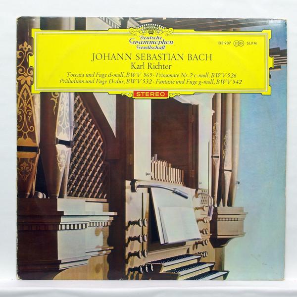 LP Record JOHANN SEBASTIAN BACH - KARL RICHTE - Toccata Und Fuge D-moll, Bwv 565, T 138907SLPM Deutsche Grammo 1964 Germany Classical Used