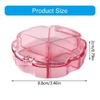 Nail Rhinestones Storage Box Organizer Plastic False Nail Art Accessories Tool Case,Empty Nail Decorations Container