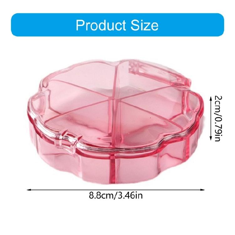 Nail Rhinestones Storage Box Organizer Plastic False Nail Art Accessories Tool Case,Empty Nail Decorations Container