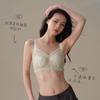 Lace Underwear Women's Big Breasts Show Small Rabbit Ears Cup Breathable Adjustment Type Anti-sagging Upper Support Gathering Bra Cover