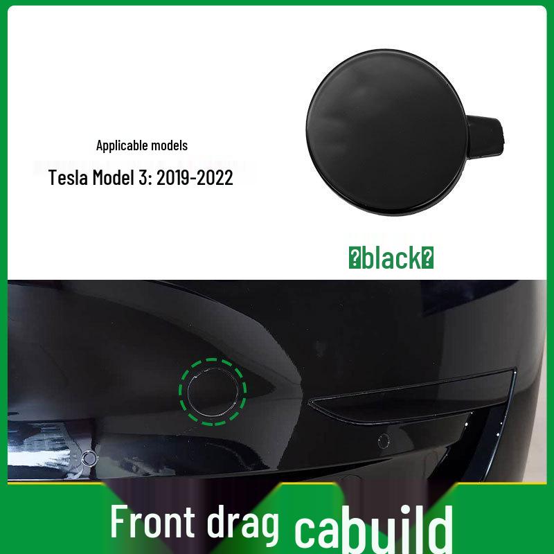 Tesla Model 3 Front Tow Hook Cover Protector 1460701-00-B