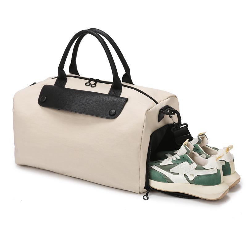 Women's Large Capacity Short Trip Handbag: Dry/Wet Separation, Lightweight for Gym/Business, Single Shoulder Luggage Bag