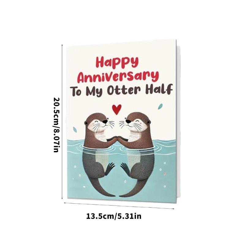 Happy Anniversary Card Handmade Artistic Paper Anniversary Card Meaningful Present For Couple Husband Or Wife