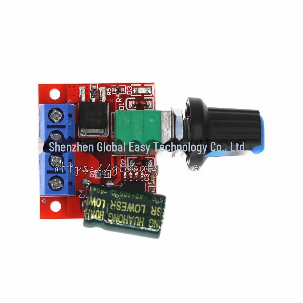 PWM DC Motor Speed Controller 5V-35V 5A with Switch and LED Dimmer