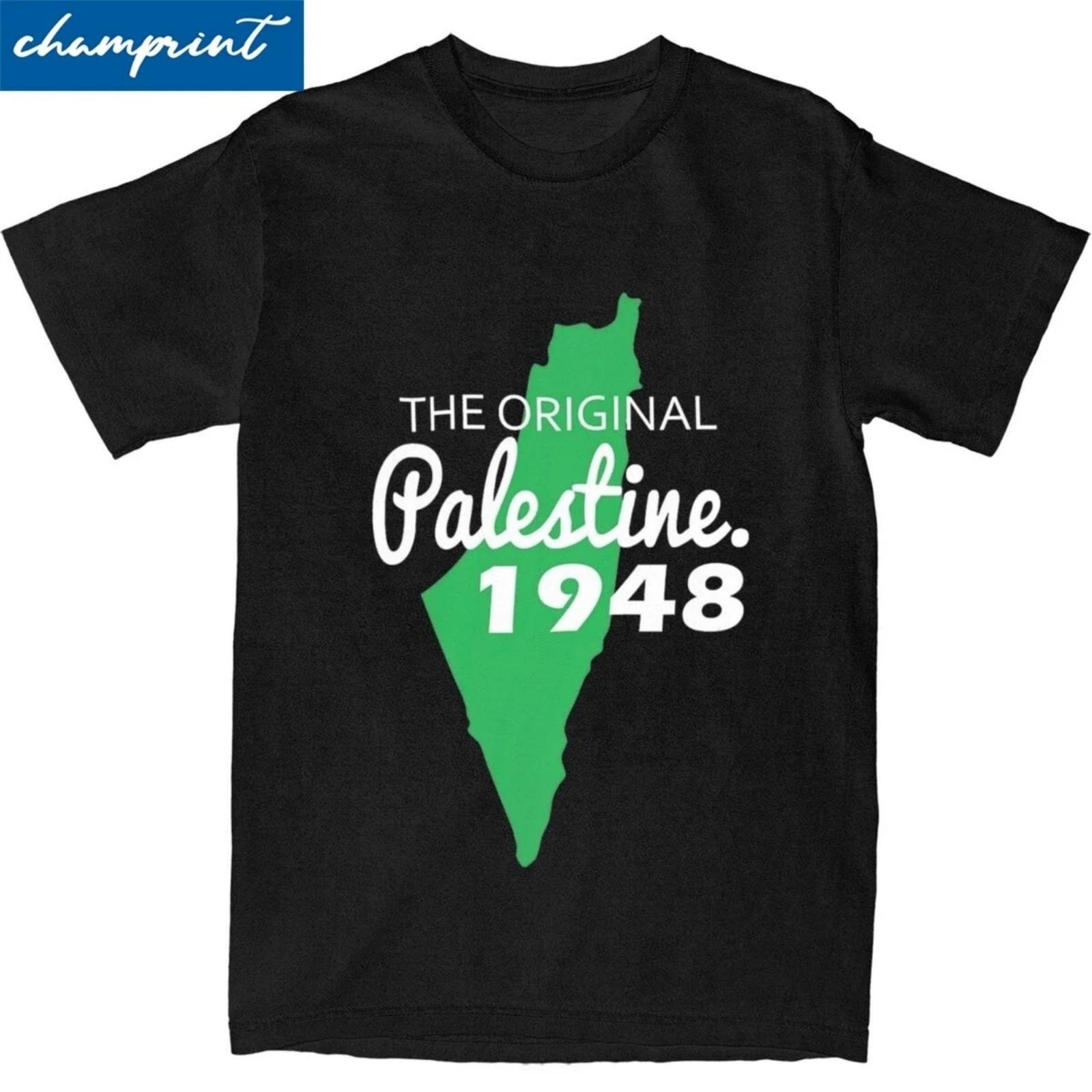 

Men Women s Palestine 1948 T Shirts 100% Cotton Clothes Casual Short Sleeve Crewneck Tee Shirt Summer T-Shirts XXXXXL