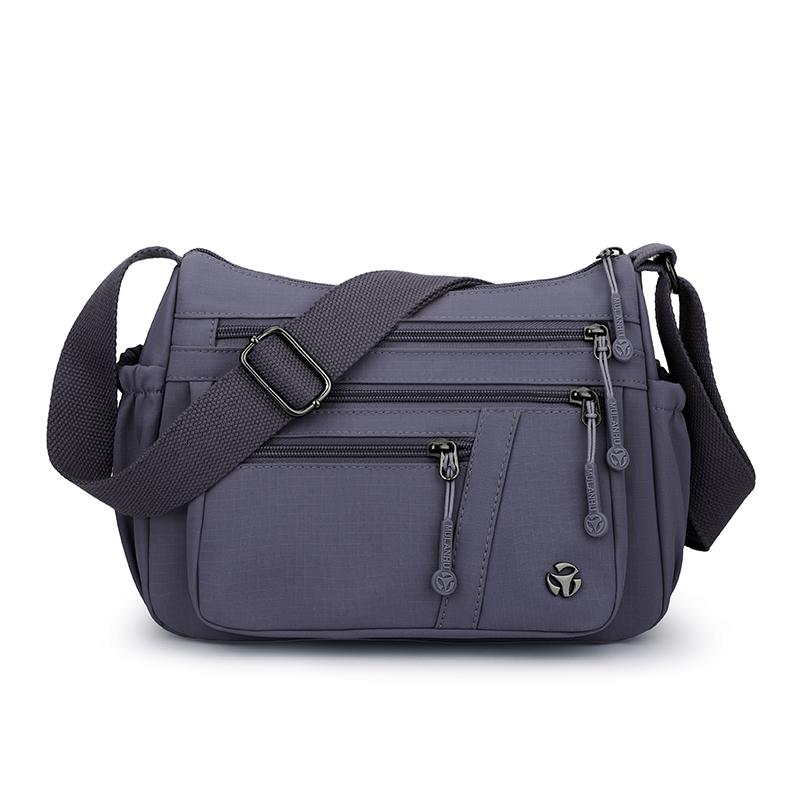 Dámská malá čtvercová taška velkokapacitní taška přes rameno taška pro matku středního věku cestovní nylonová crossbody taška