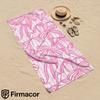 Striped Pink Bow Soft Portable Travel Towel Unisex Ultra Lightweight Microfiber Oversized Sand Free Quick Dry Beach Towel