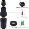 HEEPDD 3-in-1 Stainless Steel Insulated Can Cooler & Bottle Holder with Bottle Opener, Black, 12 Oz