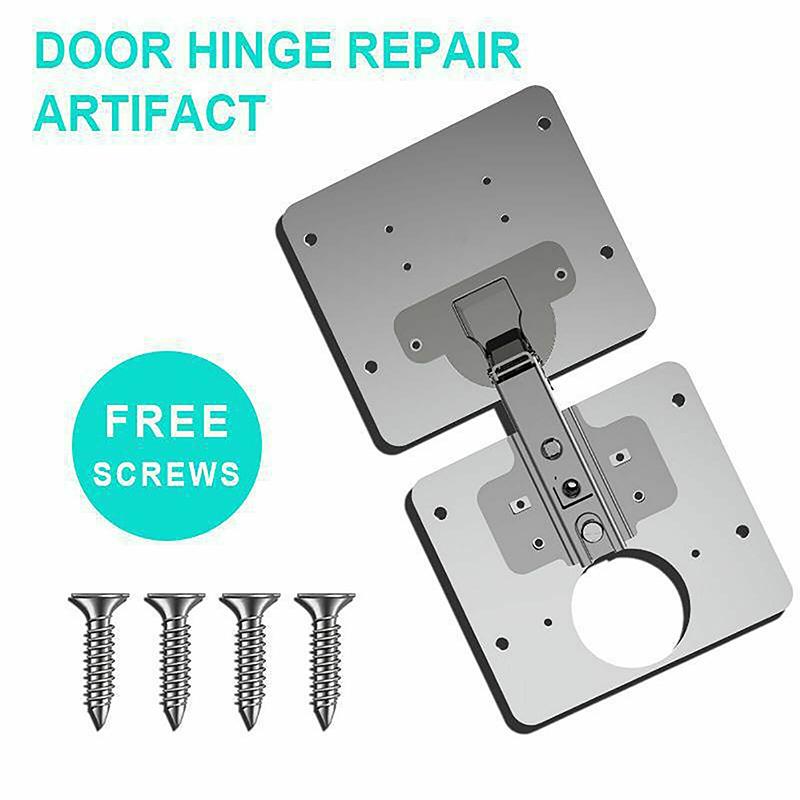 Scharnier Reparaturplatte Rostbeständiges Möbel Schrank-Reparatur Werkzeug Scharnier Reparaturplatte Rostbeständiges Möbel Schrank-Reparatur Werkzeug